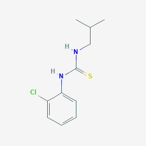 molecular formula C11H15ClN2S B5701855 N-(2-chlorophenyl)-N'-isobutylthiourea 
