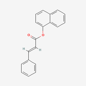 molecular formula C19H14O2 B5701899 1-naphthyl 3-phenylacrylate 