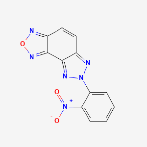 molecular formula C12H6N6O3 B5701912 7-(2-nitrophenyl)-7H-[1,2,3]triazolo[4,5-e][2,1,3]benzoxadiazole 