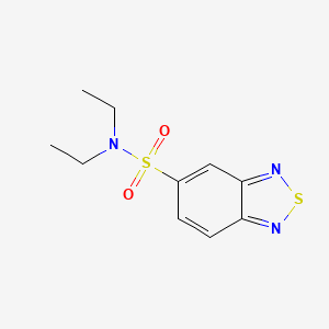 molecular formula C10H13N3O2S2 B5701928 N,N-diethyl-2,1,3-benzothiadiazole-5-sulfonamide 