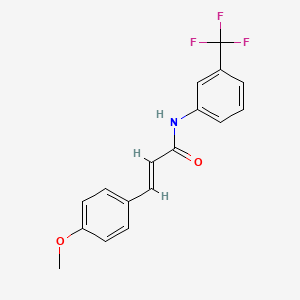 molecular formula C17H14F3NO2 B5701930 3-(4-methoxyphenyl)-N-[3-(trifluoromethyl)phenyl]acrylamide 