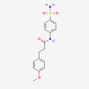 N-[4-(aminosulfonyl)phenyl]-3-(4-methoxyphenyl)propanamide