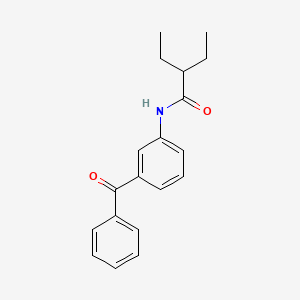 N-(3-benzoylphenyl)-2-ethylbutanamide