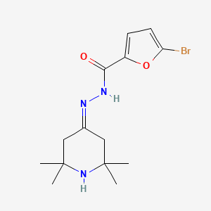 molecular formula C14H20BrN3O2 B5702114 5-bromo-N'-(2,2,6,6-tetramethyl-4-piperidinylidene)-2-furohydrazide 