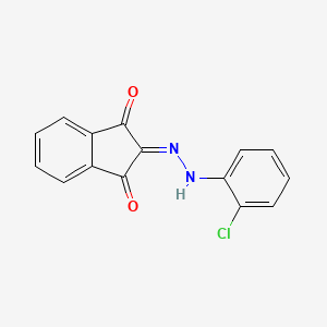 molecular formula C15H9ClN2O2 B5702122 1H-indene-1,2,3-trione 2-[(2-chlorophenyl)hydrazone] 