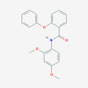 molecular formula C21H19NO4 B5702135 N-(2,4-dimethoxyphenyl)-2-phenoxybenzamide 