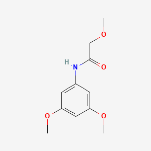molecular formula C11H15NO4 B5702151 N-(3,5-dimethoxyphenyl)-2-methoxyacetamide 
