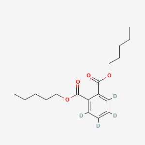 molecular formula C18H26O4 B570221 Dipentyl phthalate-3,4,5,6-d4 CAS No. 358730-89-9