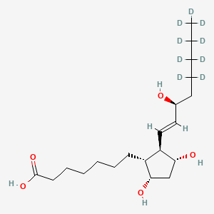 molecular formula C20H27D9O5 B570225 前列腺素F1alpha-d9 CAS No. 1542166-81-3