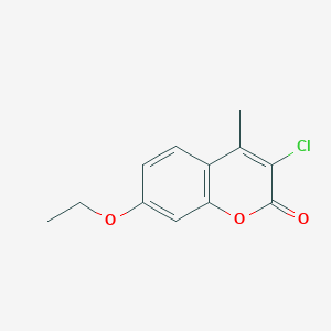 molecular formula C12H11ClO3 B5702294 3-chloro-7-ethoxy-4-methyl-2H-chromen-2-one CAS No. 6094-14-0