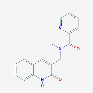 N-[(2-hydroxy-3-quinolinyl)methyl]-N-methyl-2-pyridinecarboxamide