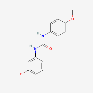 molecular formula C15H16N2O3 B5702453 N-(3-methoxyphenyl)-N'-(4-methoxyphenyl)urea 