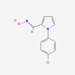 molecular formula C11H9BrN2O B5702459 1-(4-bromophenyl)-1H-pyrrole-2-carbaldehyde oxime 