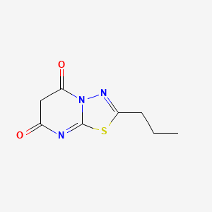 molecular formula C8H9N3O2S B5702464 2-propyl-5H-[1,3,4]thiadiazolo[3,2-a]pyrimidine-5,7(6H)-dione 