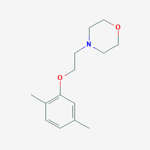 molecular formula C14H21NO2 B5702469 4-[2-(2,5-dimethylphenoxy)ethyl]morpholine 