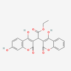 B570263 7-Hydroxyethyl biscoumacetate CAS No. 112222-66-9