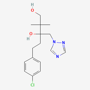 molecular formula C16H22ClN3O2 B570272 Hydroxytebuconazole CAS No. 212267-64-6