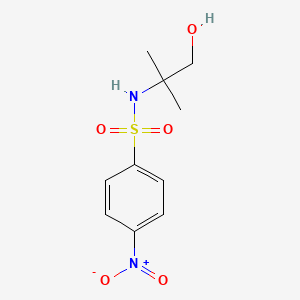 molecular formula C10H14N2O5S B5702771 N-(2-hydroxy-1,1-dimethylethyl)-4-nitrobenzenesulfonamide 