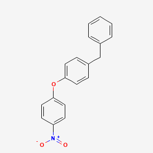 molecular formula C19H15NO3 B5702797 1-benzyl-4-(4-nitrophenoxy)benzene 