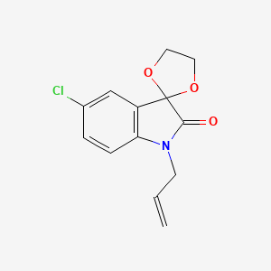 molecular formula C13H12ClNO3 B5702803 1'-allyl-5'-chlorospiro[1,3-dioxolane-2,3'-indol]-2'(1'H)-one 