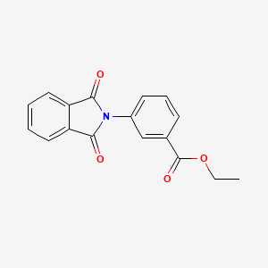 molecular formula C17H13NO4 B5702862 ethyl 3-(1,3-dioxo-1,3-dihydro-2H-isoindol-2-yl)benzoate CAS No. 5650-37-3