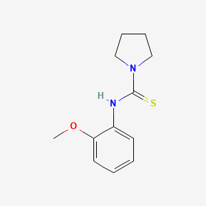 N-(2-methoxyphenyl)-1-pyrrolidinecarbothioamide