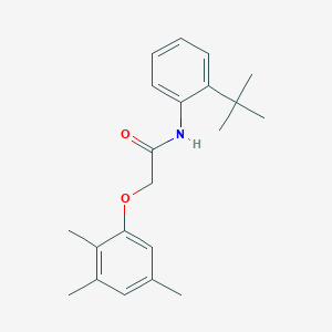 molecular formula C21H27NO2 B5702925 N-(2-tert-butylphenyl)-2-(2,3,5-trimethylphenoxy)acetamide 