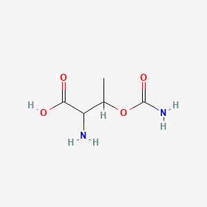molecular formula C5H10N2O4 B570295 o-Carbamoylthreonine CAS No. 116947-23-0