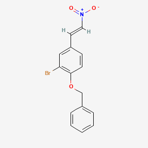 molecular formula C15H12BrNO3 B5702998 1-(benzyloxy)-2-bromo-4-(2-nitrovinyl)benzene 