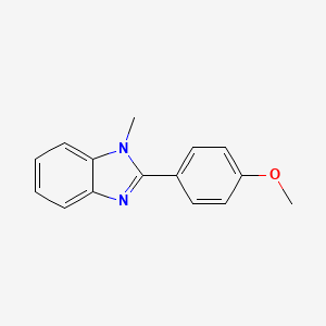molecular formula C15H14N2O B5703004 2-(4-methoxyphenyl)-1-methyl-1H-benzimidazole CAS No. 2620-82-8