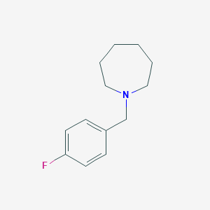 molecular formula C13H18FN B5703031 1-(4-fluorobenzyl)azepane 