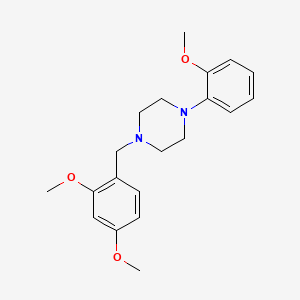 molecular formula C20H26N2O3 B5703057 1-(2,4-dimethoxybenzyl)-4-(2-methoxyphenyl)piperazine 