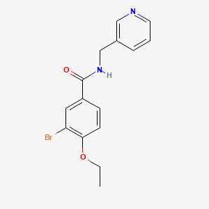molecular formula C15H15BrN2O2 B5703113 3-bromo-4-ethoxy-N-(3-pyridinylmethyl)benzamide 
