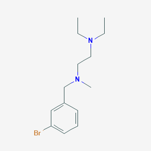 molecular formula C14H23BrN2 B5703228 (3-bromobenzyl)[2-(diethylamino)ethyl]methylamine 