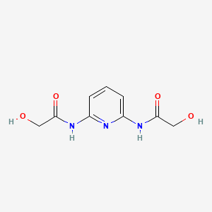 molecular formula C9H11N3O4 B5703273 N,N'-2,6-pyridinediylbis(2-hydroxyacetamide) 