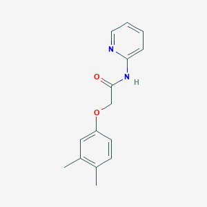 molecular formula C15H16N2O2 B5703462 2-(3,4-dimethylphenoxy)-N-2-pyridinylacetamide 