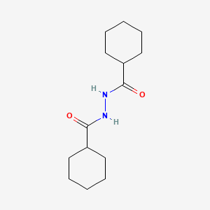 molecular formula C14H24N2O2 B5703498 N'-(cyclohexylcarbonyl)cyclohexanecarbohydrazide 