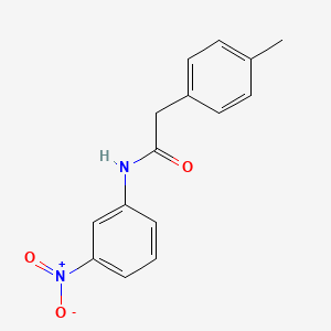 molecular formula C15H14N2O3 B5703503 2-(4-methylphenyl)-N-(3-nitrophenyl)acetamide 