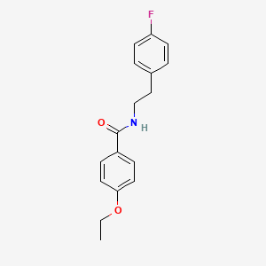 molecular formula C17H18FNO2 B5703506 4-ethoxy-N-[2-(4-fluorophenyl)ethyl]benzamide 