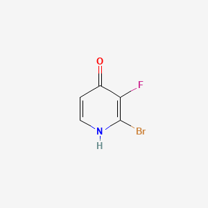 molecular formula C5H3BrFNO B570355 2-Bromo-3-fluoropyridin-4-OL CAS No. 1211525-92-6