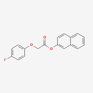 molecular formula C18H13FO3 B5703560 2-naphthyl (4-fluorophenoxy)acetate 