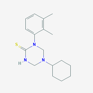 molecular formula C17H25N3S B5703638 5-cyclohexyl-1-(2,3-dimethylphenyl)-1,3,5-triazinane-2-thione 