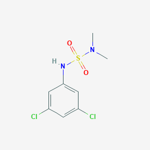 molecular formula C8H10Cl2N2O2S B5703699 N'-(3,5-dichlorophenyl)-N,N-dimethylsulfamide 