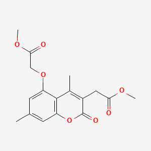 methyl [5-(2-methoxy-2-oxoethoxy)-4,7-dimethyl-2-oxo-2H-chromen-3-yl]acetate