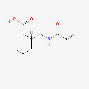 molecular formula C11H19NO3 B570414 rac-Pregabalin N-Acrylamide CAS No. 1495844-28-4