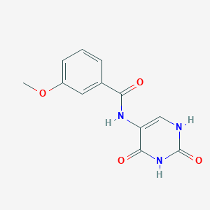 molecular formula C12H11N3O4 B5704161 N-(2,4-dioxo-1,2,3,4-tetrahydro-5-pyrimidinyl)-3-methoxybenzamide 