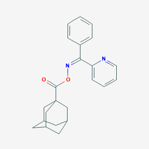 molecular formula C23H24N2O2 B5704170 phenyl(2-pyridinyl)methanone O-(1-adamantylcarbonyl)oxime 
