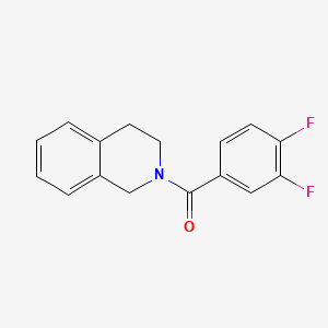 molecular formula C16H13F2NO B5704173 2-(3,4-difluorobenzoyl)-1,2,3,4-tetrahydroisoquinoline 
