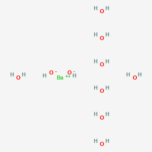 molecular formula BaH18O10 B057043 八水合氢氧化钡 CAS No. 12230-71-6
