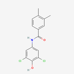 N-(3,5-dichloro-4-hydroxyphenyl)-3,4-dimethylbenzamide